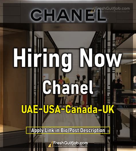 chanel representative canada|chanel job openings.